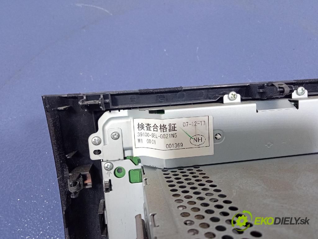 Honda City 2008 Radio I Navigácia: 39175-SEL-G020-M