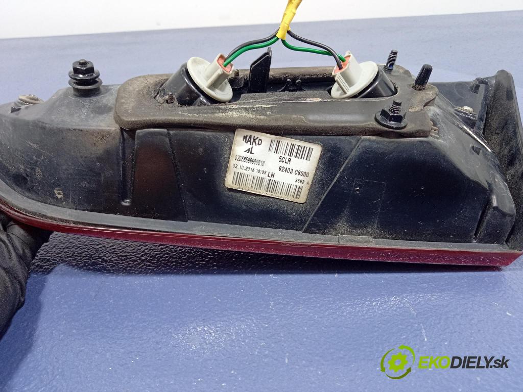 Hyundai I20 2015 svetlo / reflektor zad ľavá Vnútri: 92403C8000