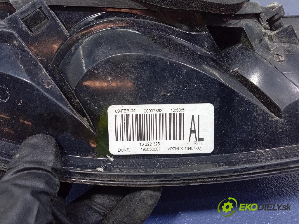 Opel Astra 2009 svetlo / reflektor zad Prava: Vonkajsia: 13222325