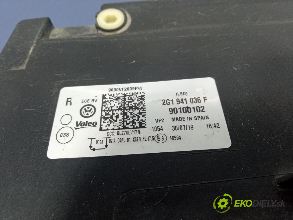 Vw Polo 0 Reflektor: v pravo: 2G1941036F