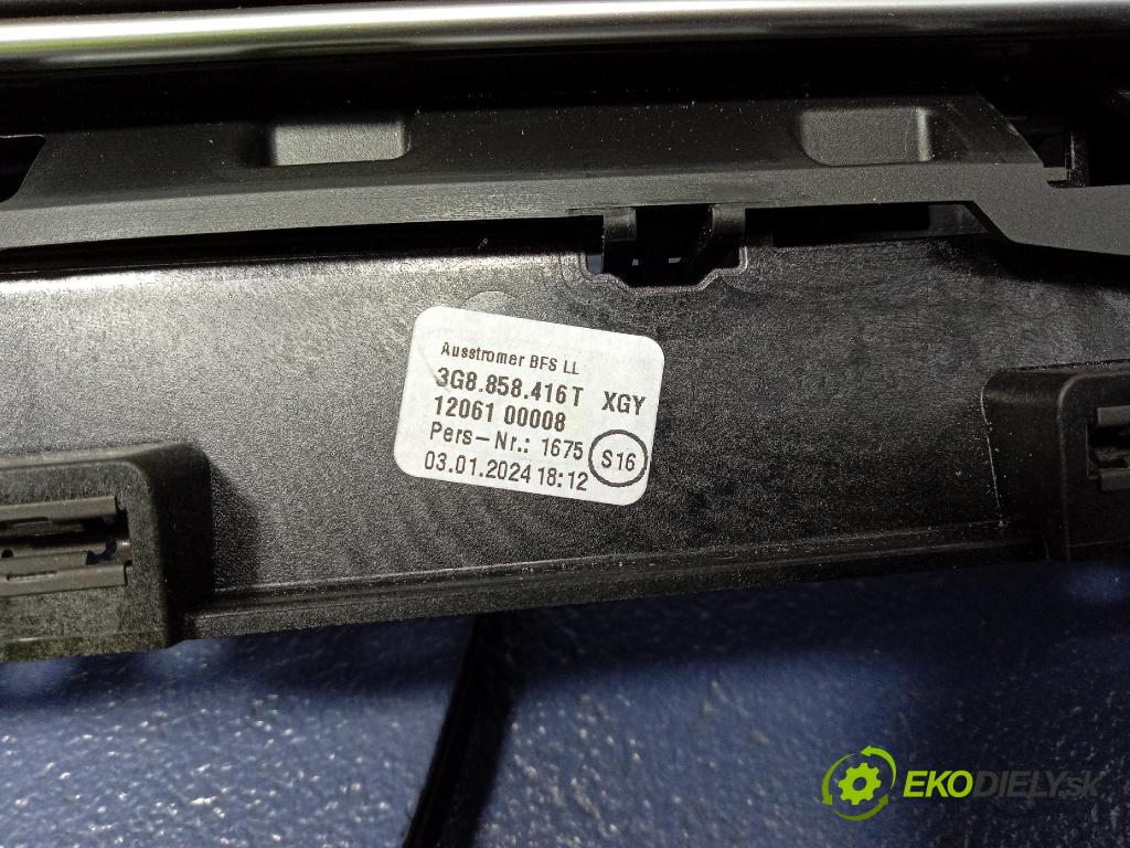 Vw Arteon 2024 Mřížky Proud vzduchu Vzduch: 3G8858416T