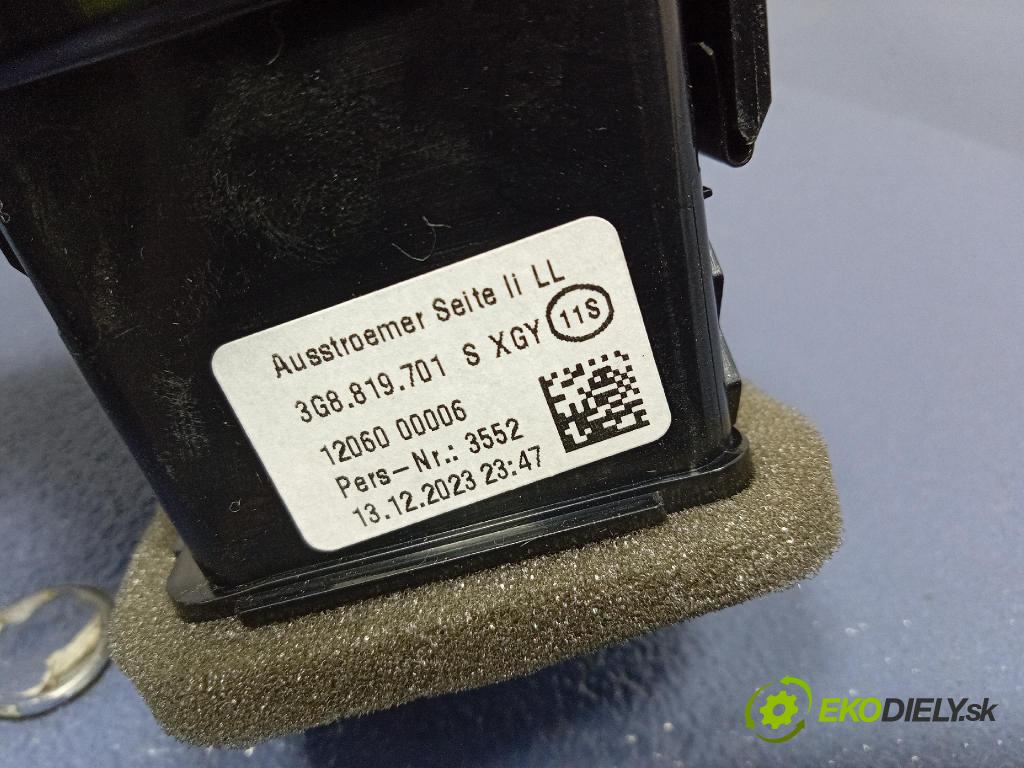 Vw Arteon 2024 GRIDS: Prúd vzduchu: Vzduch: 3G8819701