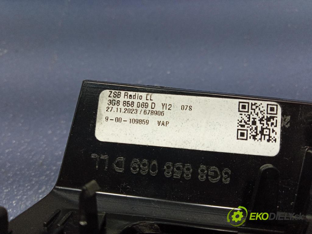 Vw Arteon 2024 lišta Dekoratívne: 3G8858069