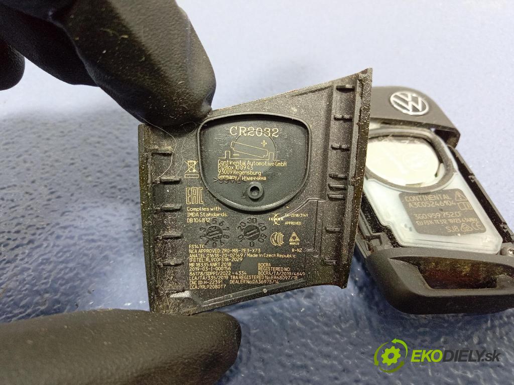 Vw Arteon 2024 Spínač zapalování.