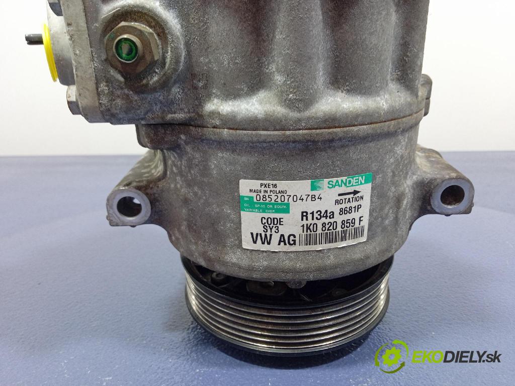 Vw Touran 2007 Kompresor: Klimatizácia: 1K0820859F
