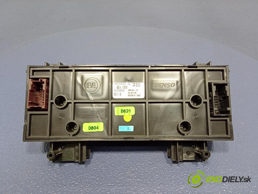 Peugeot Expert 2009 Přepínač Klimatizace: Proud vzduchu 14974450XT