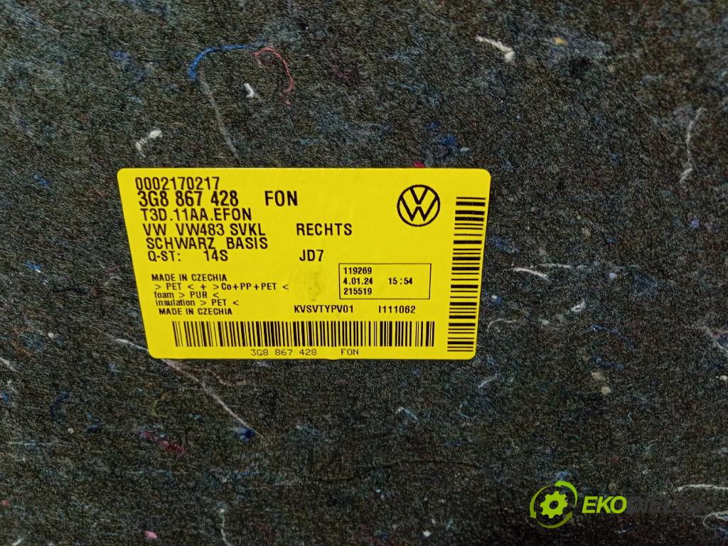 Vw Arteon 2024 Tapacír: kufr 3GB867428