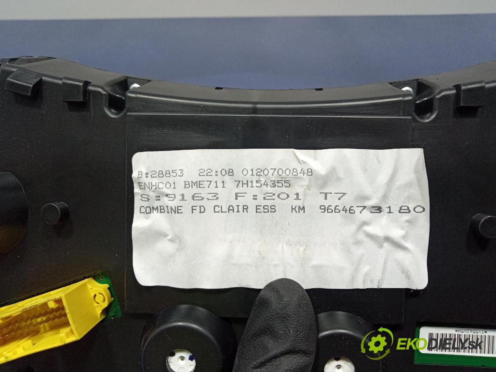 Peugeot 308 2007 Přístrojová deska 9664673180