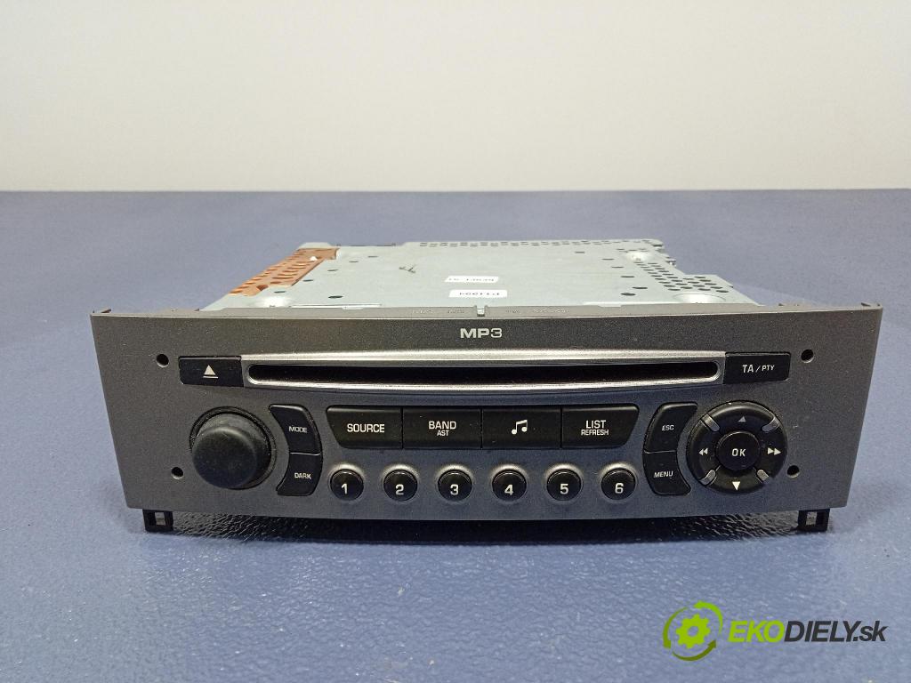 Peugeot 308 2007 Radio I Navigace: 96647511