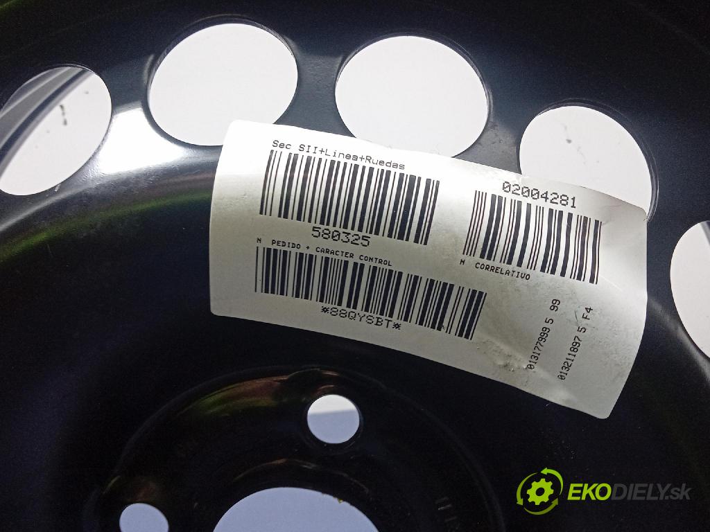 Opel Corsa 2012 Ráfky Ocel z Pneumatiky 8595698013231