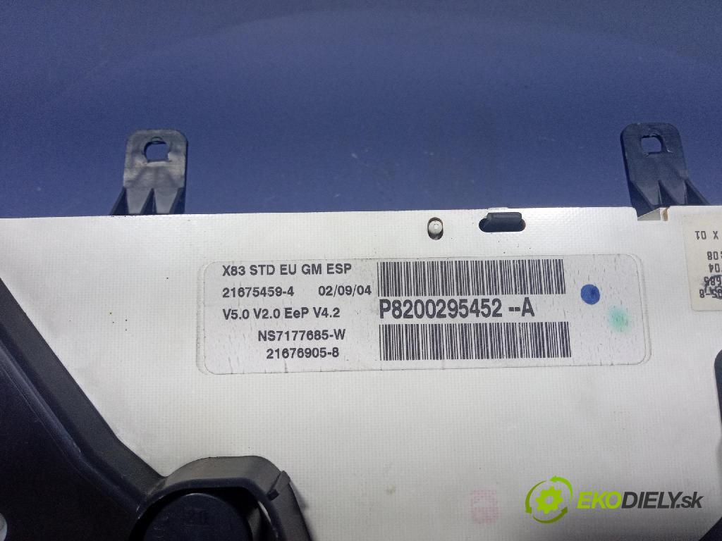 Opel Vivaro 2004 Přístrojová deska 8200295452