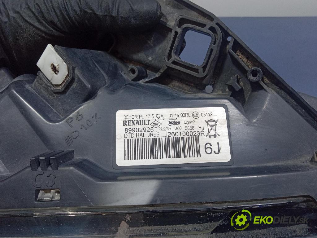 Renault Scenic 2009 světlo v pravo: 260100023R