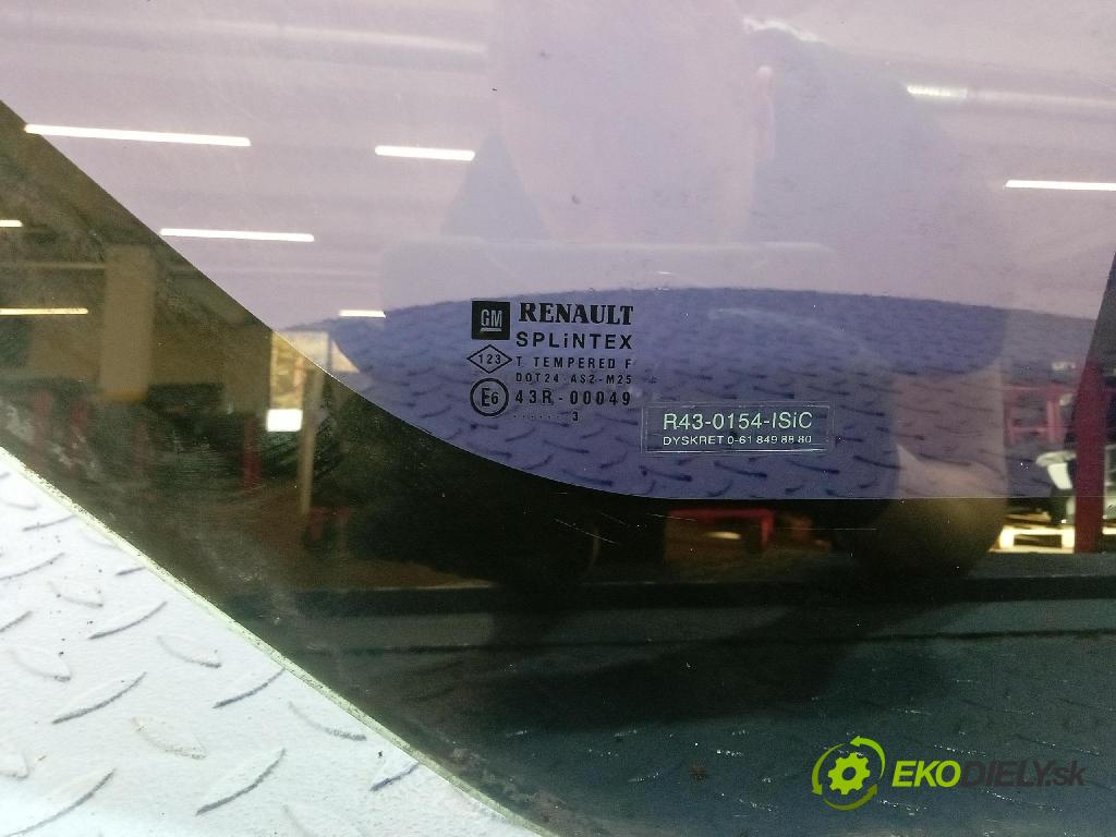 Opel Vivaro 2004 sklo Karosérie: Zad: