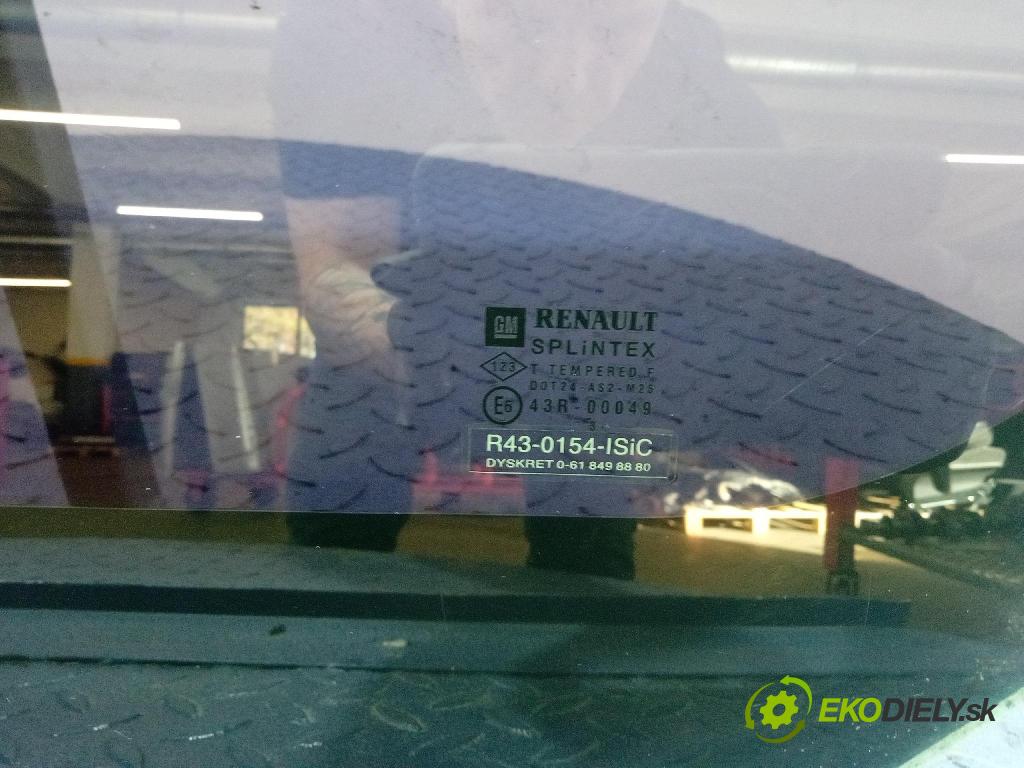 Opel Vivaro 2004 sklo dveře Zad: Práva: