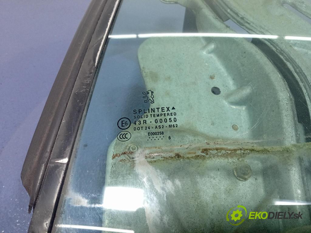 Peugeot 206 2006 mechanismus stahování Sklenka: Zad: Levý: 9636597380