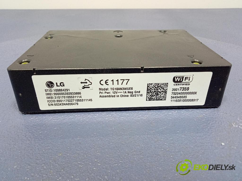 Opel Zafira 2016 řídící jednotka 39017359