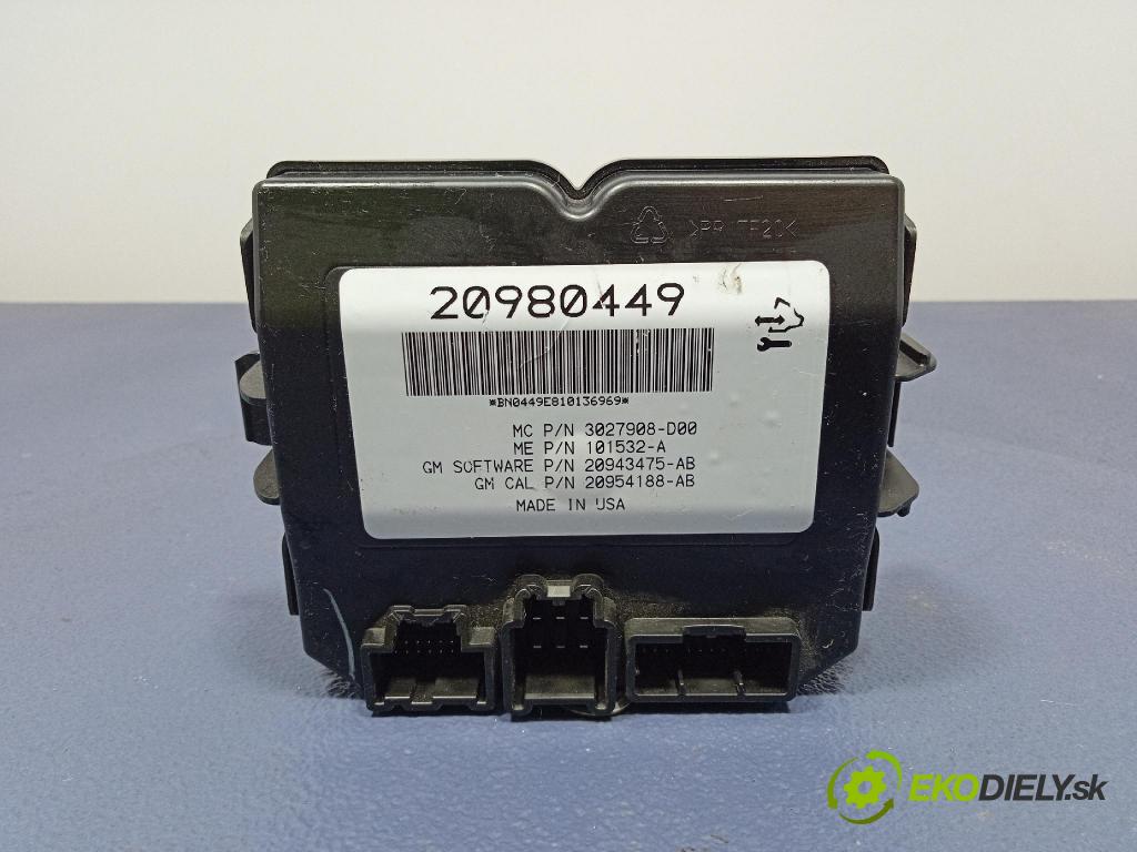 Opel Insignia 2011 řídící jednotka 20980449