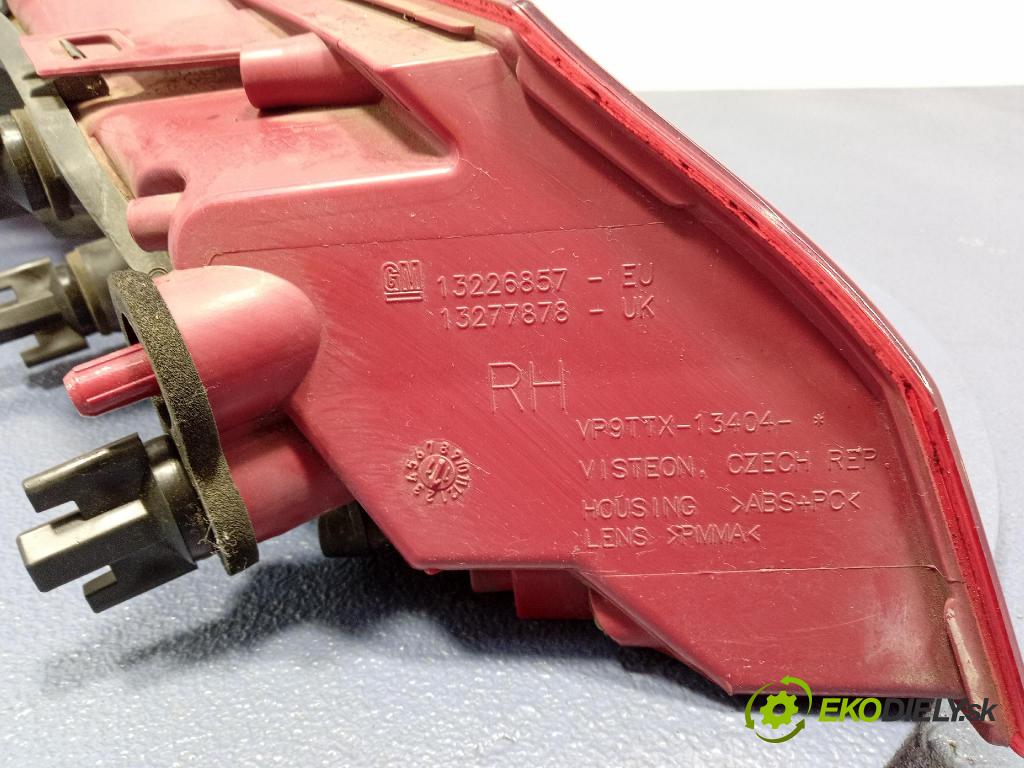 Opel Insignia 2011 světlo Zad: Práva: Mimo: 13226857