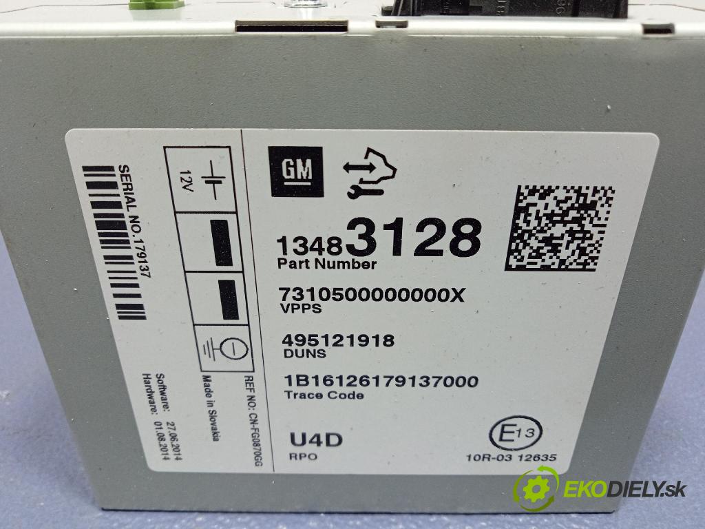 Opel Zafira 2016 Zesilovač: 13483128
