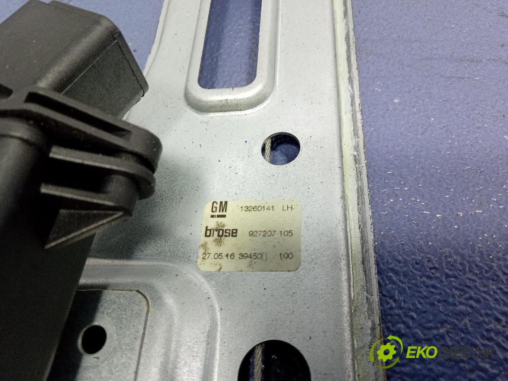Opel Zafira 2016 mechanismus stahování Sklenka: Zad: Levý: 13260141