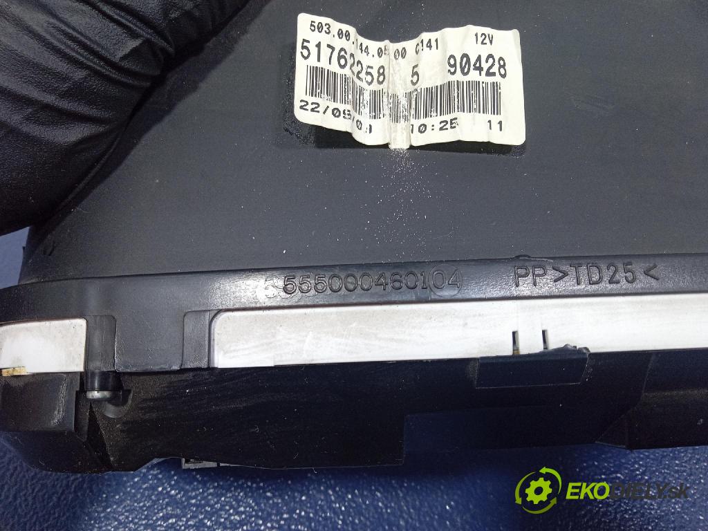 Fiat Doblo 2009 Přístrojová deska 51762258