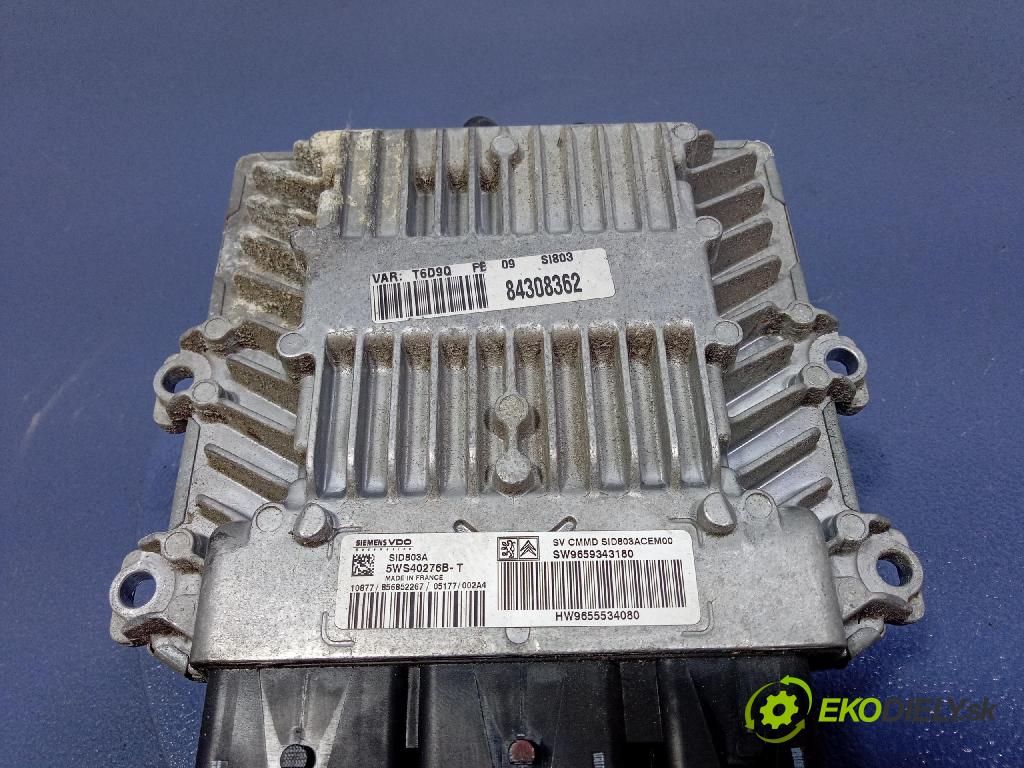 Peugeot 307 2005 řídící jednotka Motor: 9659343180