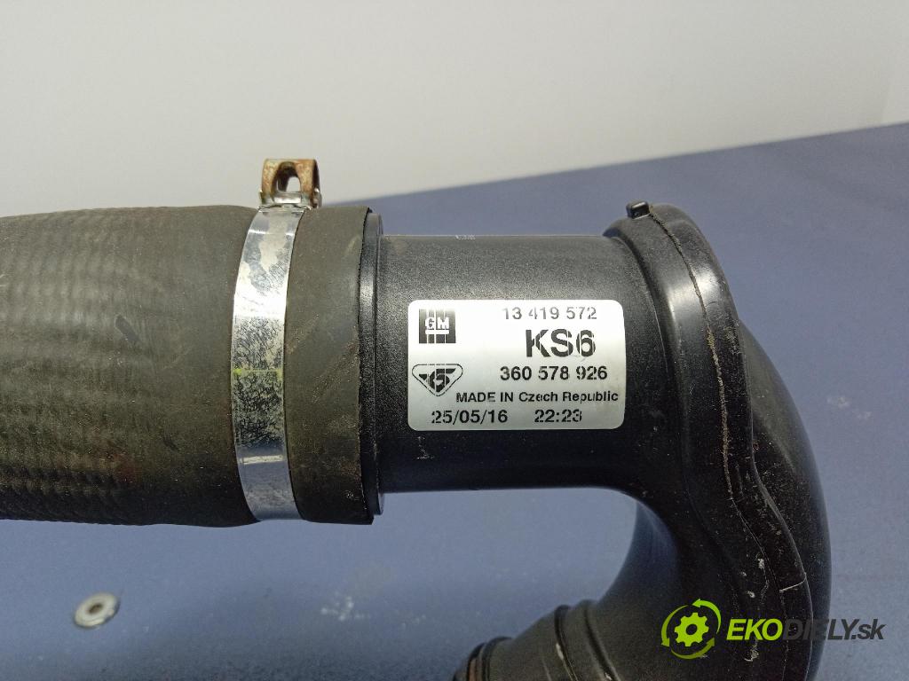 Opel Zafira 2016 rúrka Vzduch: 13419572