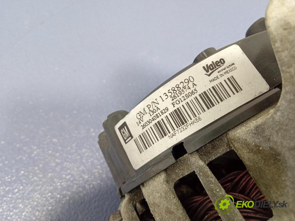 Opel Zafira 2016 Alternator 13588290