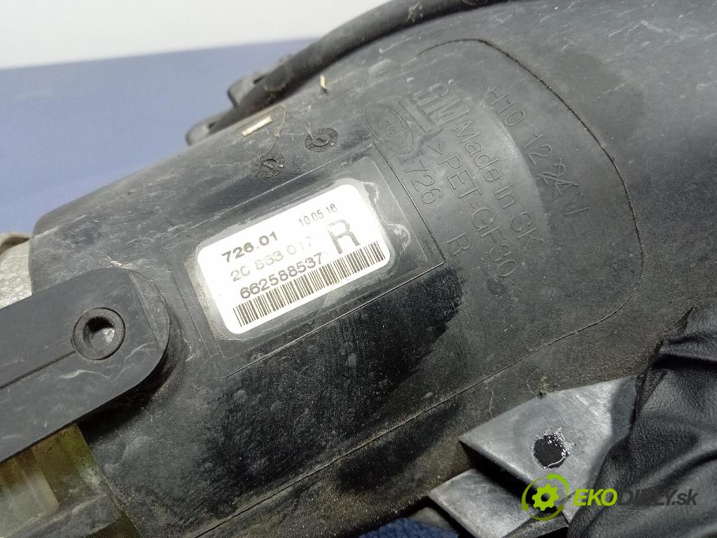 Opel Zafira 2016 Halogen v pravo: 20863017