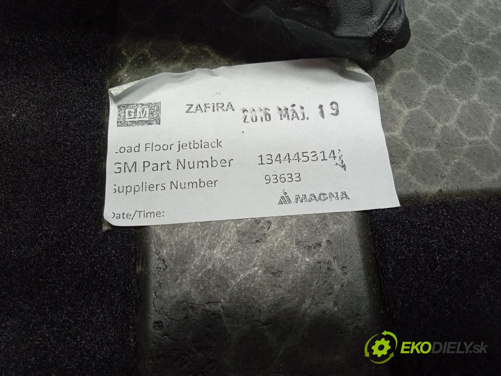 Opel Zafira 2016 Tapacír: kufr 134445314