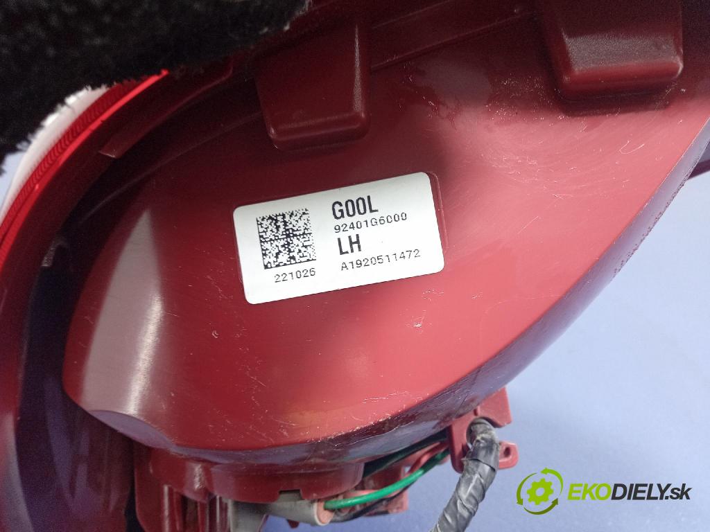 Kia Picanto 2022 světlo Zad: levá Mimo: 92401G6000