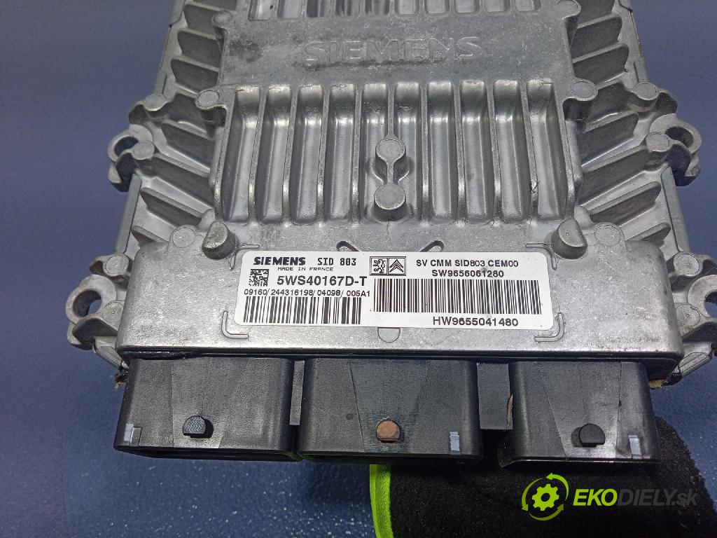 Peugeot 407 2004 řídící jednotka Motor: 9656061280