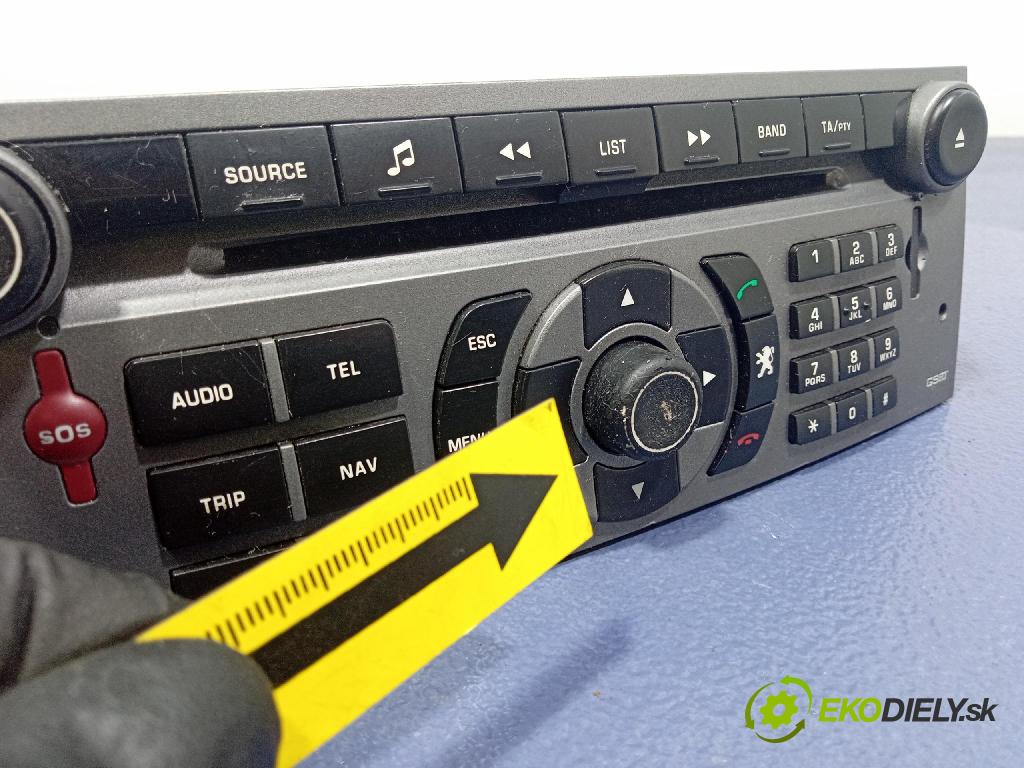 Peugeot 407 2004 Radio I Navigace: 96549138YW