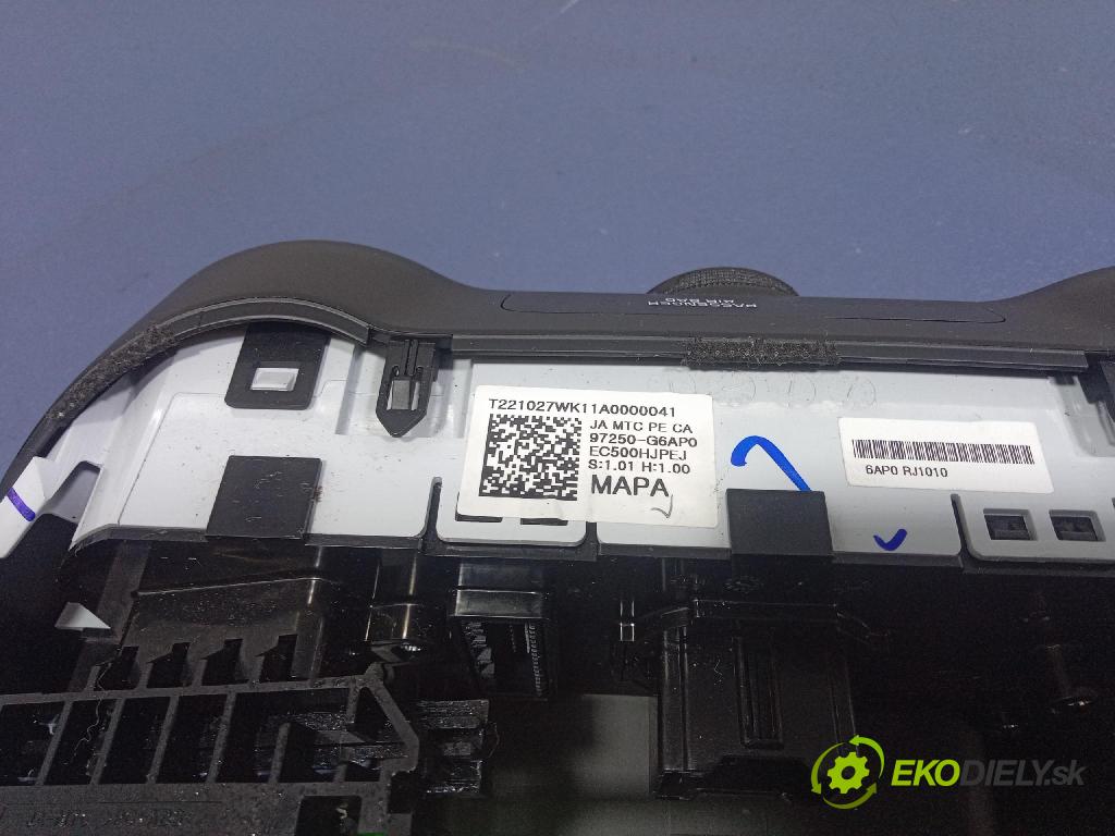 Kia Picanto 2022 Přepínač Klimatizace: Proud vzduchu 97250G6AP0