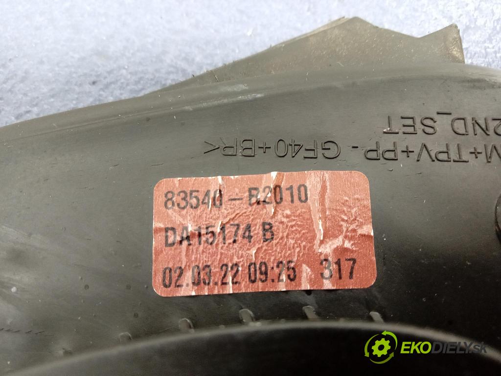 Kia Sportage 2022 sklo dveře Zad: Práva: 83540R2010