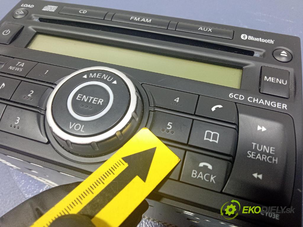 Nissan Qashqai 2009 Radio I Navigácia: 28184JD45A