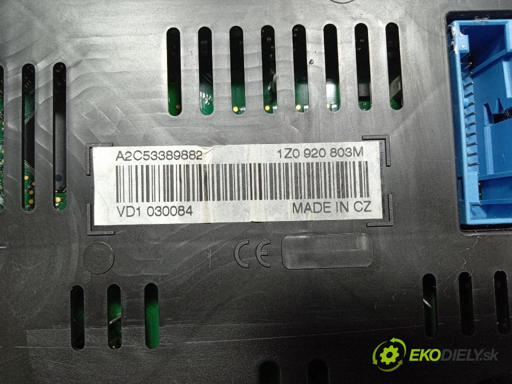 Skoda Octavia  ii lift 0 prístrojovka/ budíky 1Z0920803M