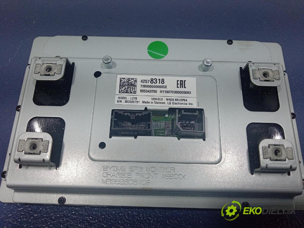 Opel Astra 2019 displej Radio / GPS 42578318