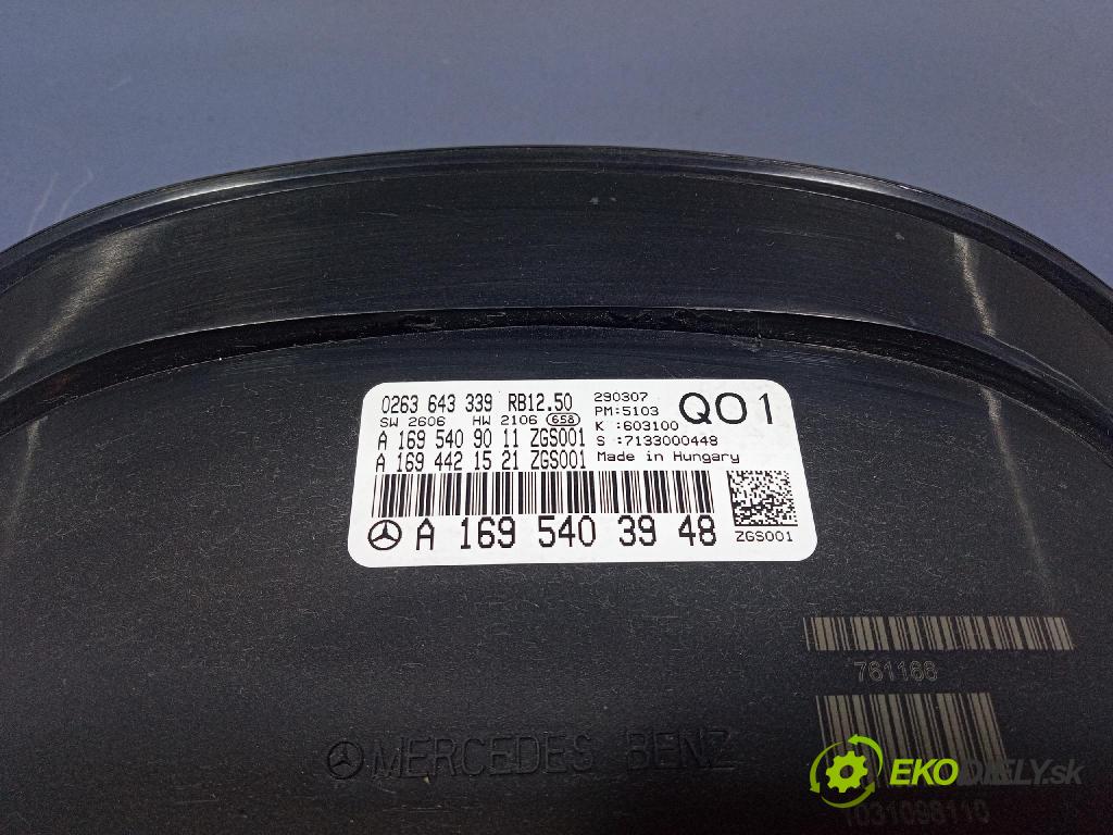 Mercedes B-Klasa 2007 prístrojovka/ budíky A1695403948