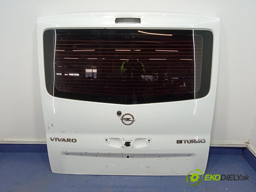 Opel Vivaro 2015 zadní dveře kufra: kufr