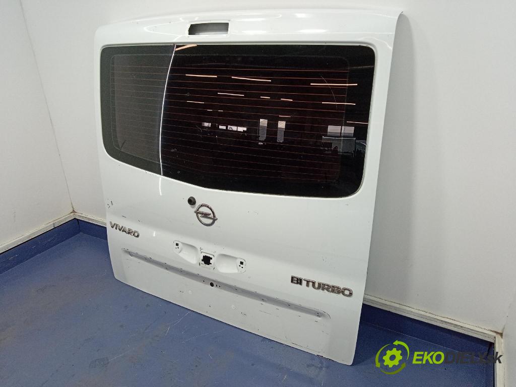 Opel Vivaro 2015 zadní dveře kufra: kufr