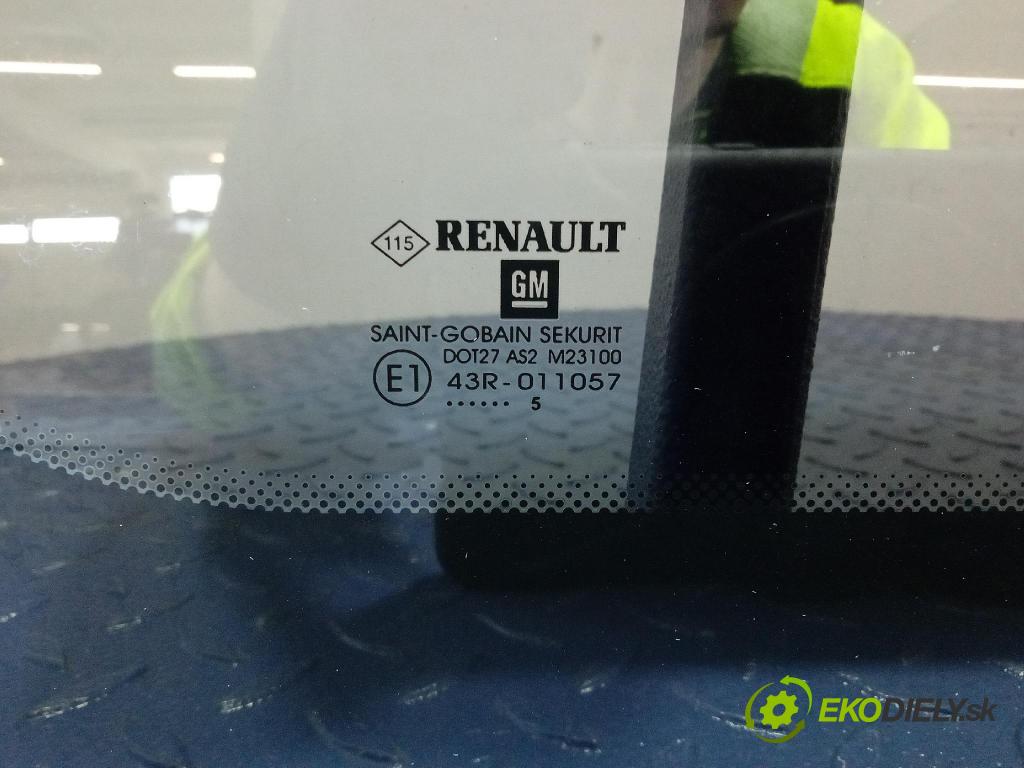 Opel Vivaro 2015 sklo Karosérie: Zad: