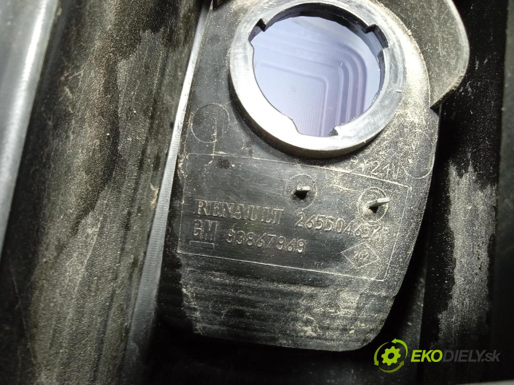 Opel Vivaro 2015 svetlo / reflektor zad Prava: Vonkajsia: 265A19592R