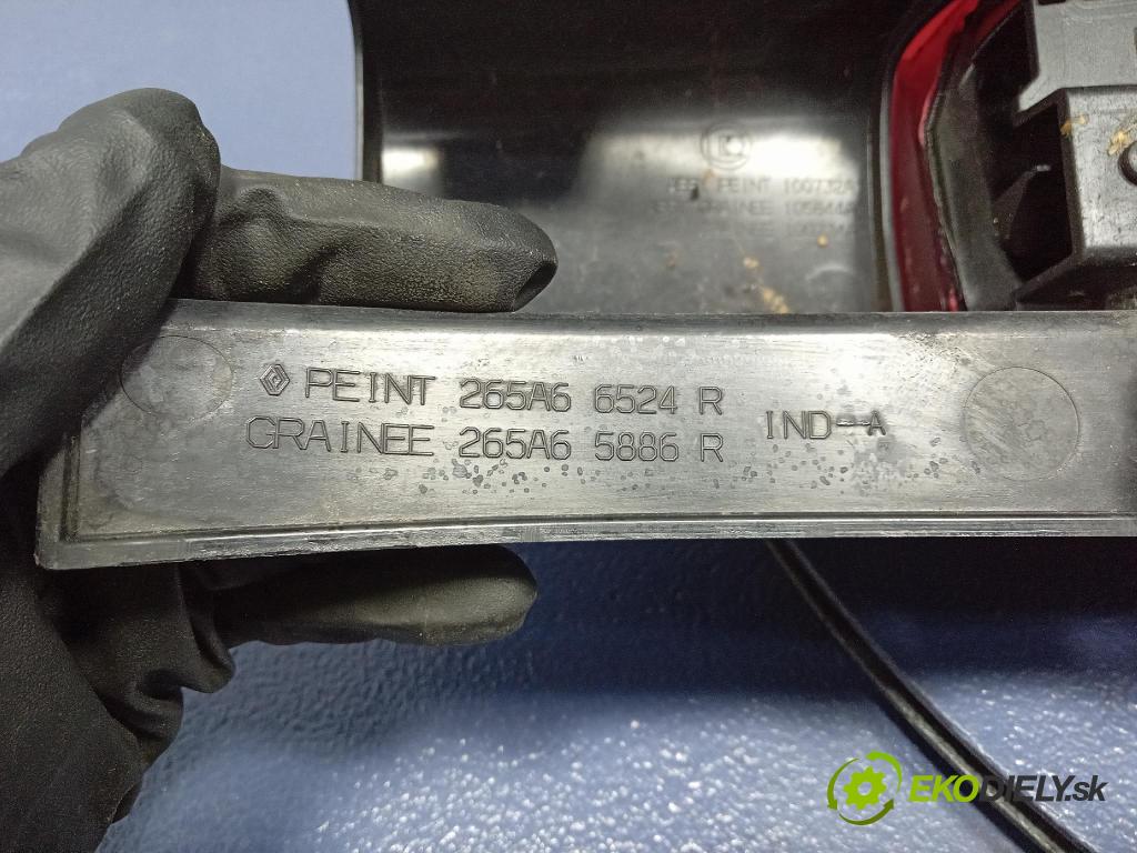 Opel Vivaro 2015 svetlo / reflektor zad ľavá Vonkajsia: 265A66524R