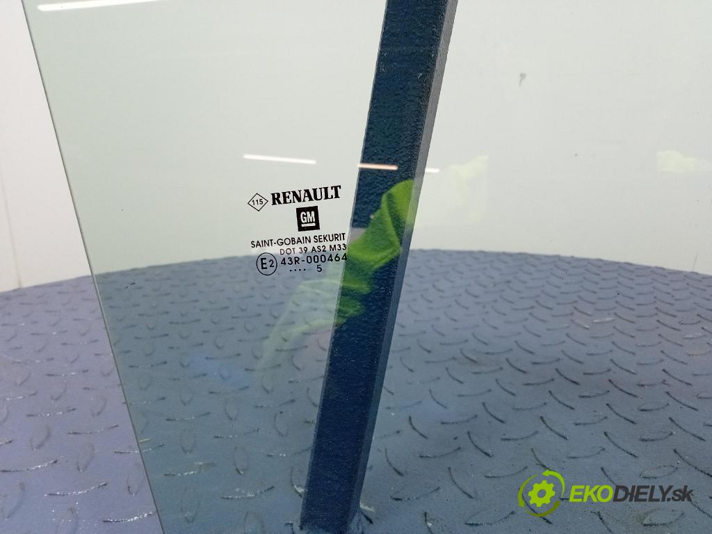 Opel Vivaro 2015 sklo dvere Predné Prava: