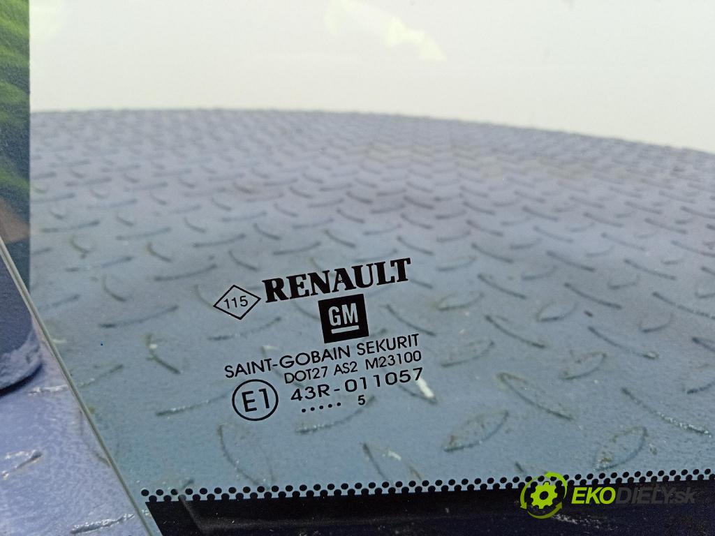 Opel Vivaro 2015 sklo dvere Predné Prava: