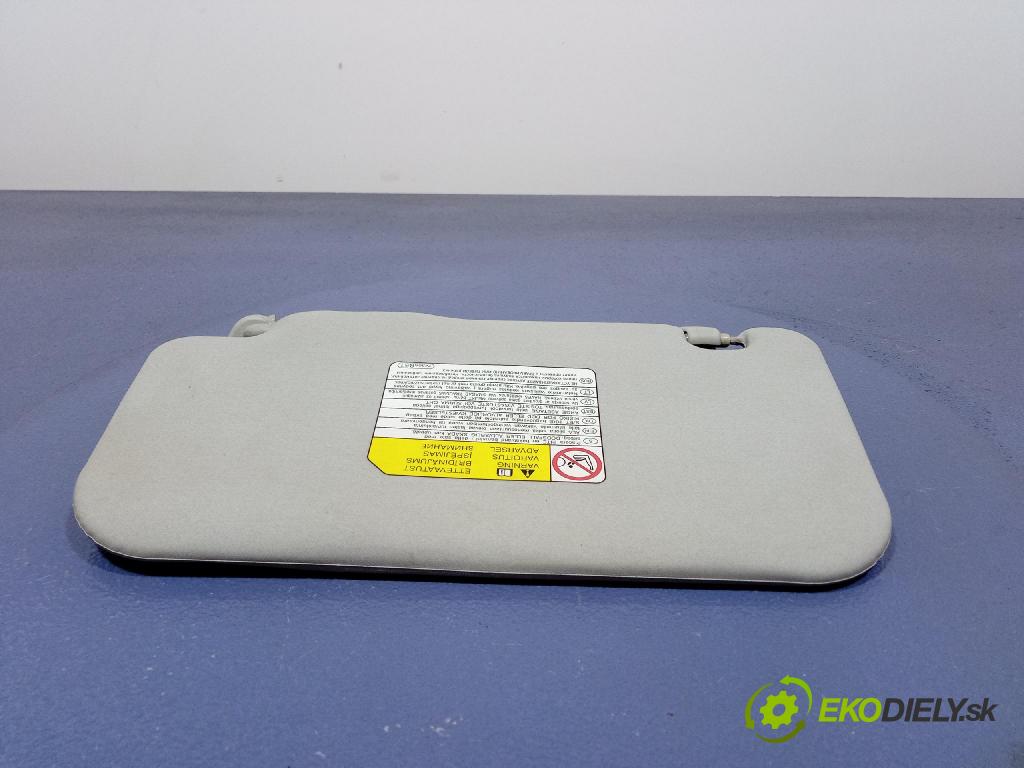 Mitsubishi Lancer 2008 kryt slnečná clona