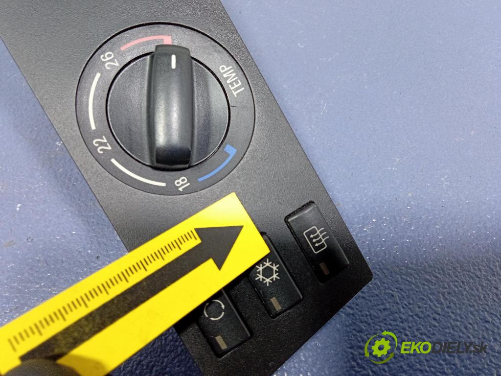 Bmw Seria 5 2002 prepínač Klimatizácia: Prúd vzduchu: