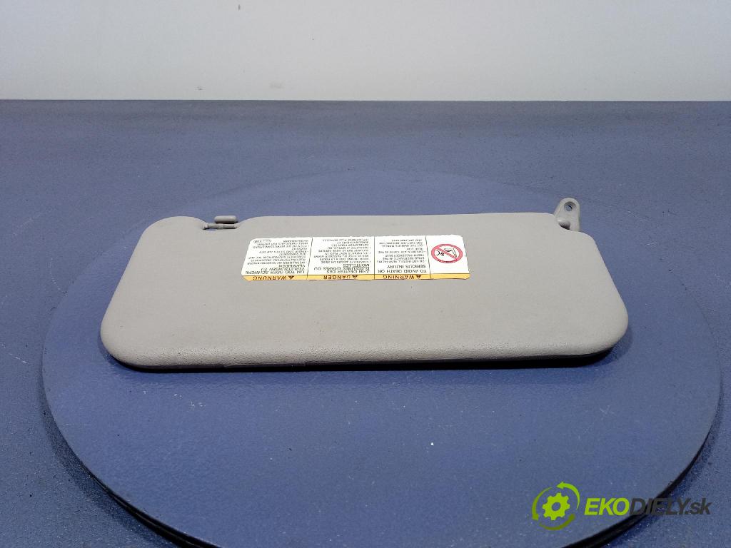 Mitsubishi Pajero 2003 kryt slnečná clona