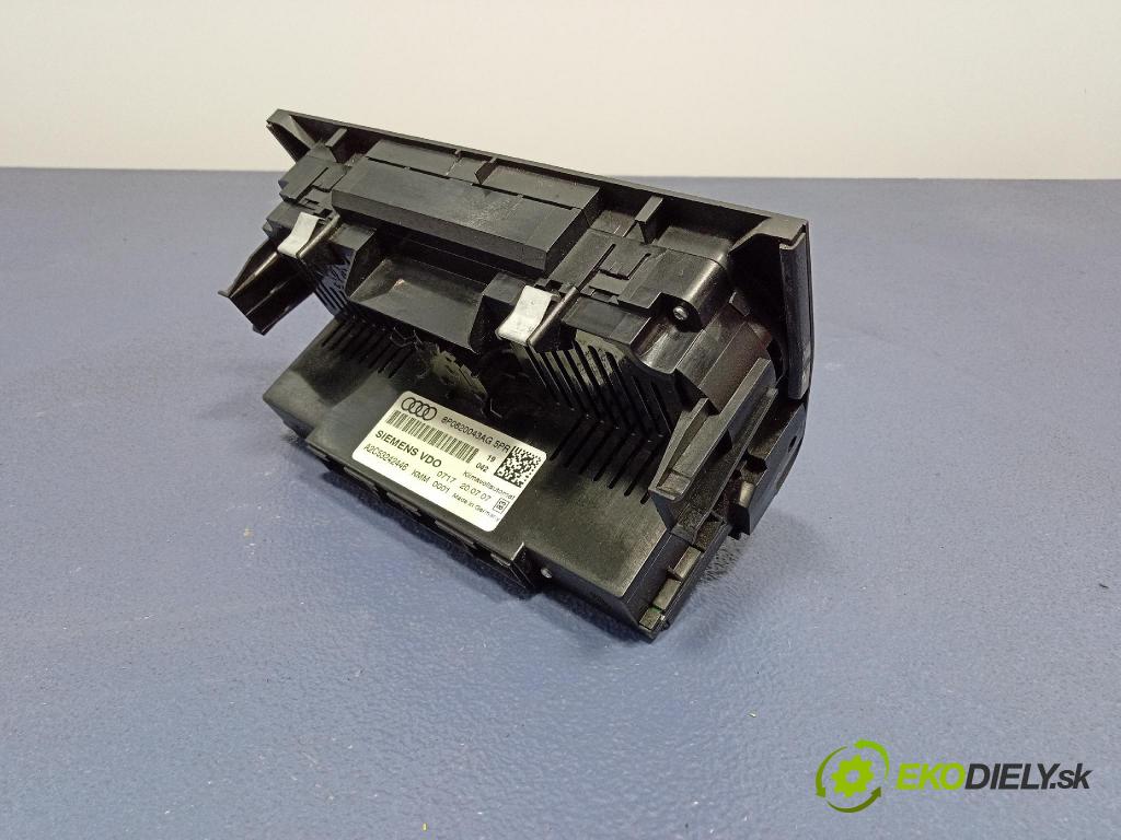 Audi A3 2007 prepínač Klimatizácia: Prúd vzduchu: 8P0820043AG